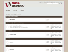 Tablet Screenshot of datadeposu.net